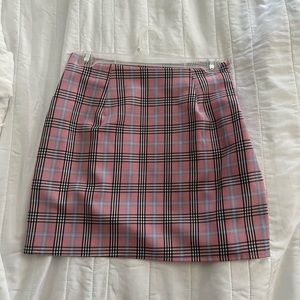 Plaid skirt